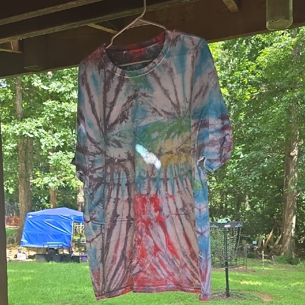 Colorful Tie-Dye T-Shirt XL